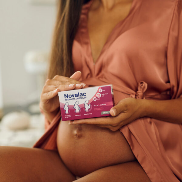 Folsäure und Folat spielen eine entscheidende Rolle während der Schwangerschaft, bei der Schwangerschaftsplanung und im Stillen.